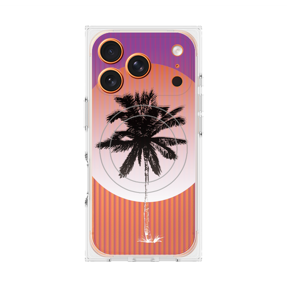 プレミアムスクエアケース with MagSafe［ Palm Tree ］