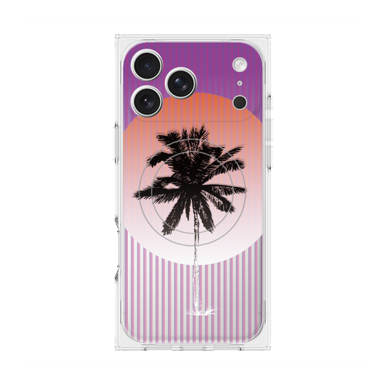 プレミアムスクエアケース with MagSafe［ Palm Tree ］