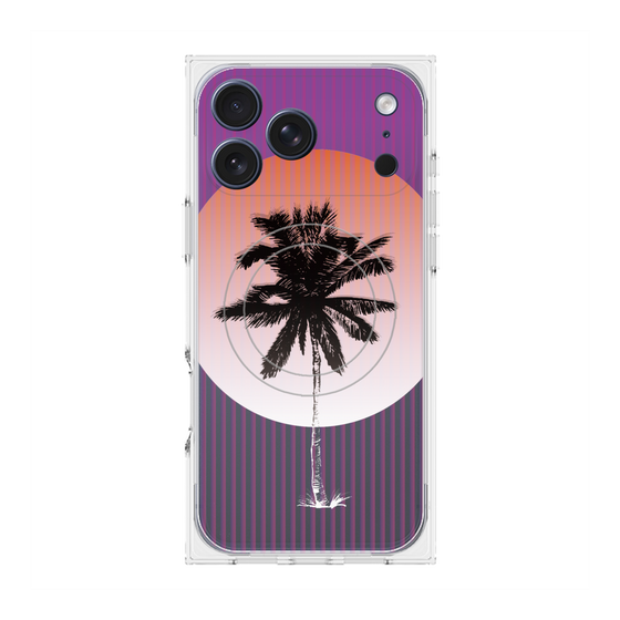 プレミアムスクエアケース with MagSafe［ Palm Tree ］