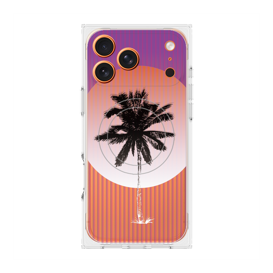 プレミアムスクエアケース with MagSafe［ Palm Tree ］