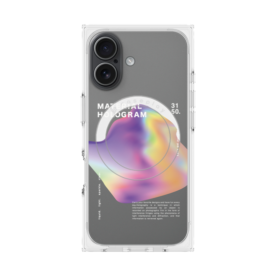 プレミアムスクエアケース with MagSafe［ Liquid Purple ］