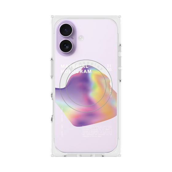 プレミアムスクエアケース with MagSafe［ Liquid Purple ］