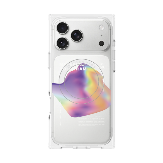 プレミアムスクエアケース with MagSafe［ Liquid Purple ］