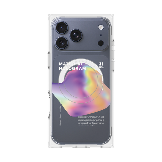 プレミアムスクエアケース with MagSafe［ Liquid Purple ］
