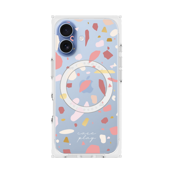 プレミアムスクエアケース with MagSafe［ Pink pieces ］