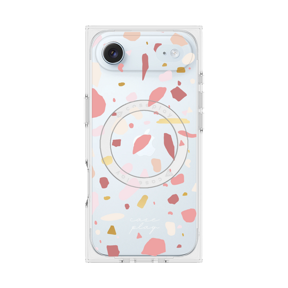 プレミアムスクエアケース with MagSafe［ Pink pieces ］