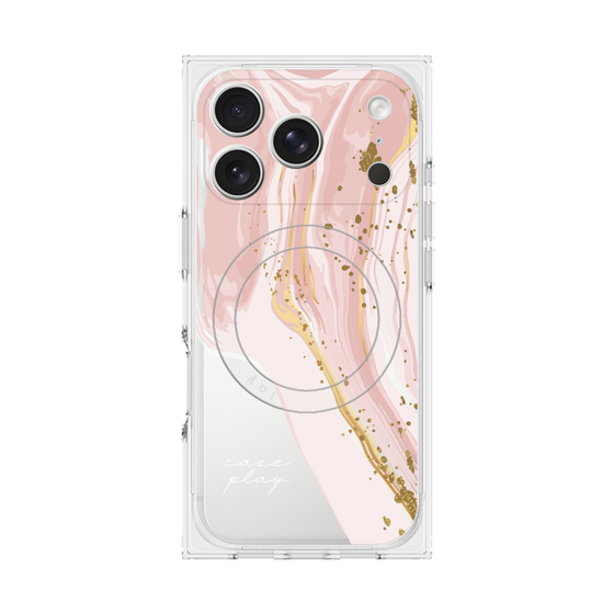 プレミアムスクエアケース with MagSafe［ Melting pink ］