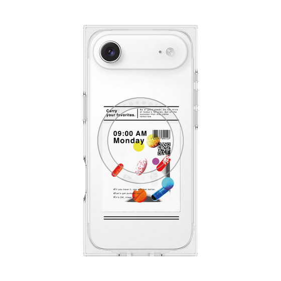 プレミアムスクエアケース with MagSafe［ 9:00 AM Monday ］