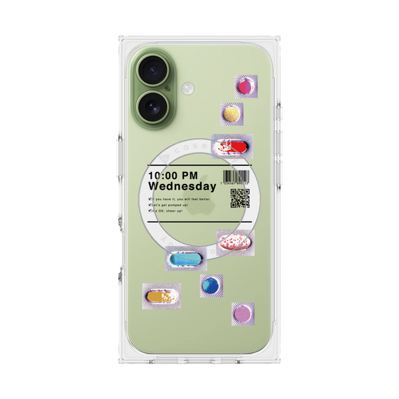 プレミアムスクエアケース with MagSafe［ 10:00 PM Wednesday ］