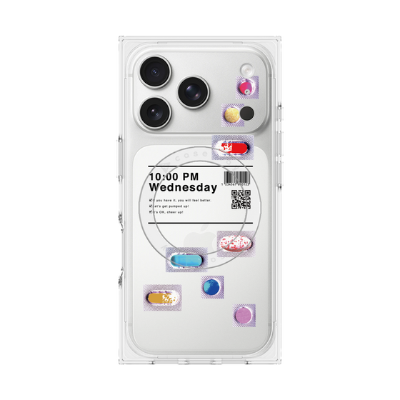 プレミアムスクエアケース with MagSafe［ 10:00 PM Wednesday ］
