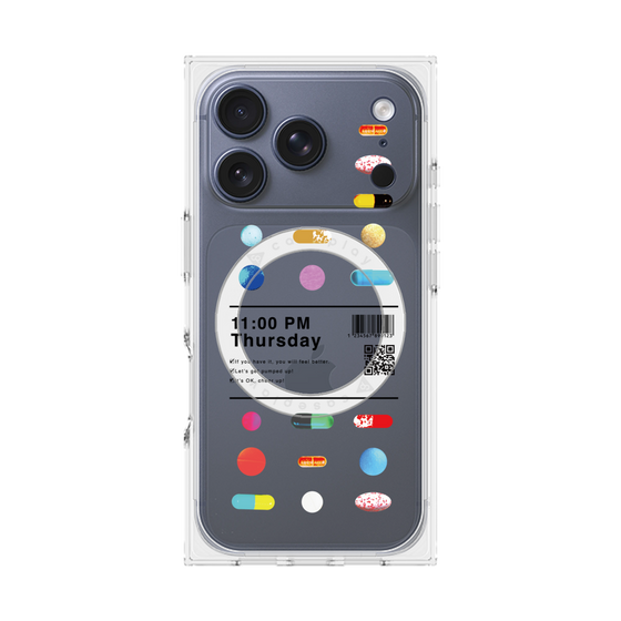 プレミアムスクエアケース with MagSafe［ 11:00 PM Thursday ］
