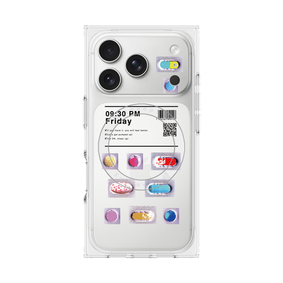 プレミアムスクエアケース with MagSafe［ 09:30 PM Friday ］