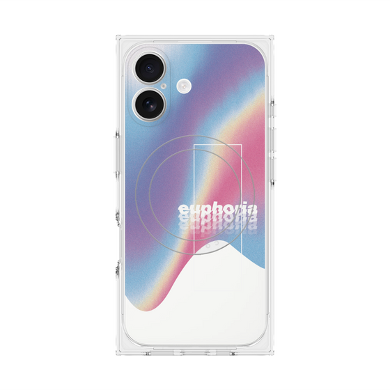 プレミアムスクエアケース with MagSafe［ euphoria holo ］