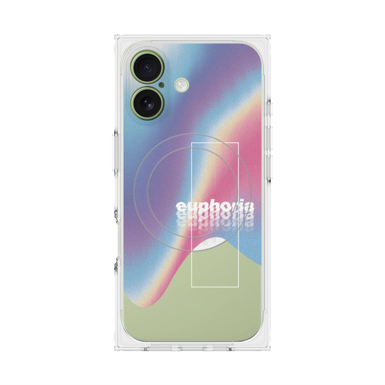 プレミアムスクエアケース with MagSafe［ euphoria holo ］