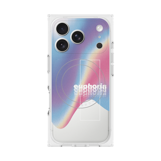 プレミアムスクエアケース with MagSafe［ euphoria holo ］