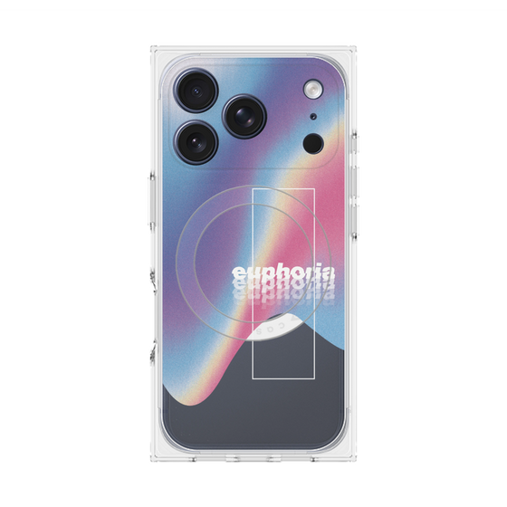 プレミアムスクエアケース with MagSafe［ euphoria holo ］