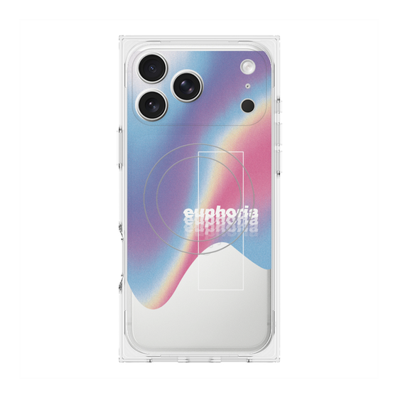 プレミアムスクエアケース with MagSafe［ euphoria holo ］