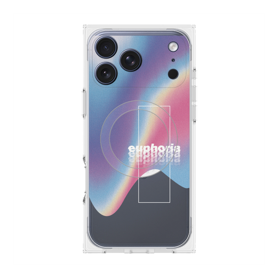 プレミアムスクエアケース with MagSafe［ euphoria holo ］