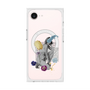 プレミアムスクエアケース with MagSafe［ Cool and languid Dull blue ］