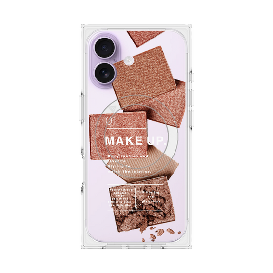 プレミアムスクエアケース with MagSafe［ Eye shadow-A ］