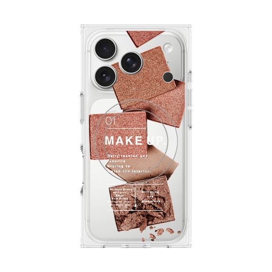プレミアムスクエアケース with MagSafe［ Eye shadow-A ］