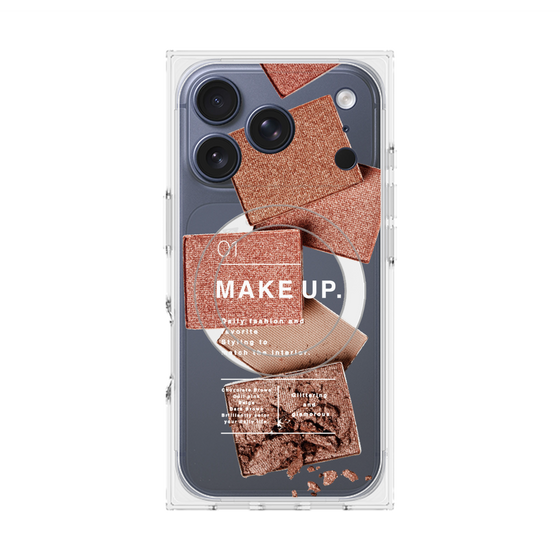 プレミアムスクエアケース with MagSafe［ Eye shadow-A ］