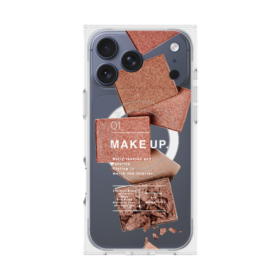 プレミアムスクエアケース with MagSafe［ Eye shadow-A ］