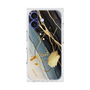 プレミアムスクエアケース with MagSafe［ Marble Nuance Painting Black ］