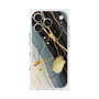 プレミアムスクエアケース with MagSafe［ Marble Nuance Painting Black ］