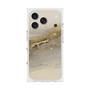 プレミアムスクエアケース with MagSafe［ Marble Gray ］