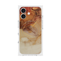 プレミアムスクエアケース with MagSafe［ Marble Brown ］