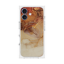 プレミアムスクエアケース with MagSafe［ Marble Brown ］