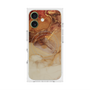 プレミアムスクエアケース with MagSafe［ Marble Brown ］