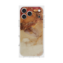 プレミアムスクエアケース with MagSafe［ Marble Brown ］