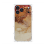プレミアムスクエアケース with MagSafe［ Marble Brown ］