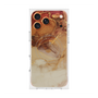 プレミアムスクエアケース with MagSafe［ Marble Brown ］