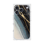 プレミアムスクエアケース with MagSafe［ Marble Black ］