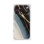 プレミアムスクエアケース with MagSafe［ Marble Black ］