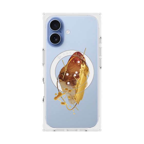 プレミアムスクエアケース with MagSafe［ Nuance Painting Brown ］