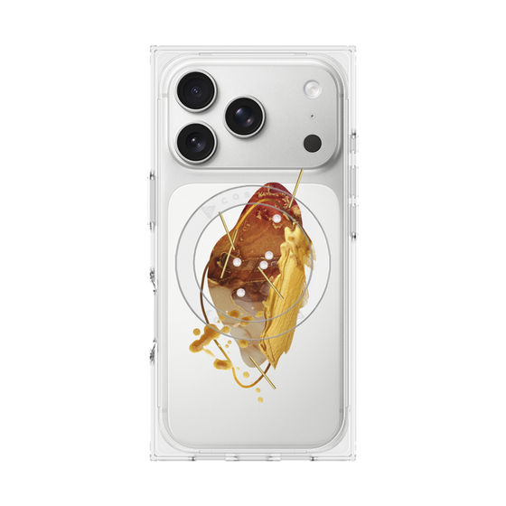 プレミアムスクエアケース with MagSafe［ Nuance Painting Brown ］