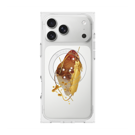 プレミアムスクエアケース with MagSafe［ Nuance Painting Brown ］
