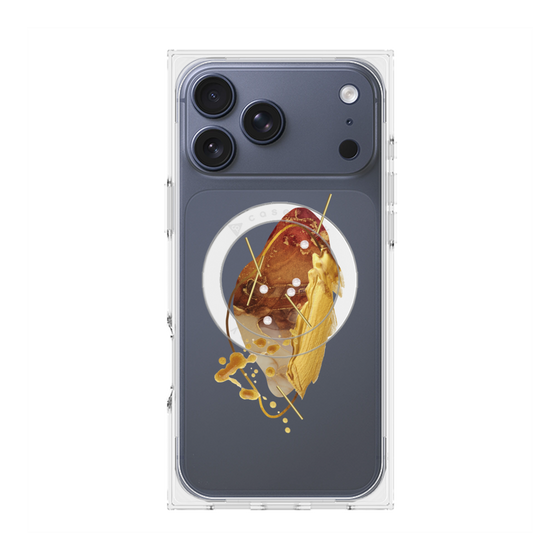 プレミアムスクエアケース with MagSafe［ Nuance Painting Brown ］