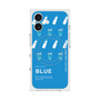 プレミアムスクエアケース with MagSafe［ BLUE-Ramune soda ］