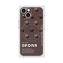 プレミアムスクエアケース with MagSafe［ BROWN-Chocolate ］
