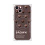 プレミアムスクエアケース with MagSafe［ BROWN-Chocolate ］