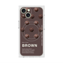 プレミアムスクエアケース with MagSafe［ BROWN-Chocolate ］