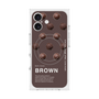 プレミアムスクエアケース with MagSafe［ BROWN-Chocolate ］