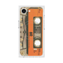 プレミアムスクエアケース with MagSafe［ RETORO CASSETTE TAPE - Skeleton Orange ］