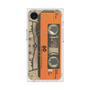 プレミアムスクエアケース with MagSafe［ RETORO CASSETTE TAPE - Skeleton Orange ］