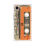 プレミアムスクエアケース with MagSafe［ RETORO CASSETTE TAPE - Skeleton Orange ］